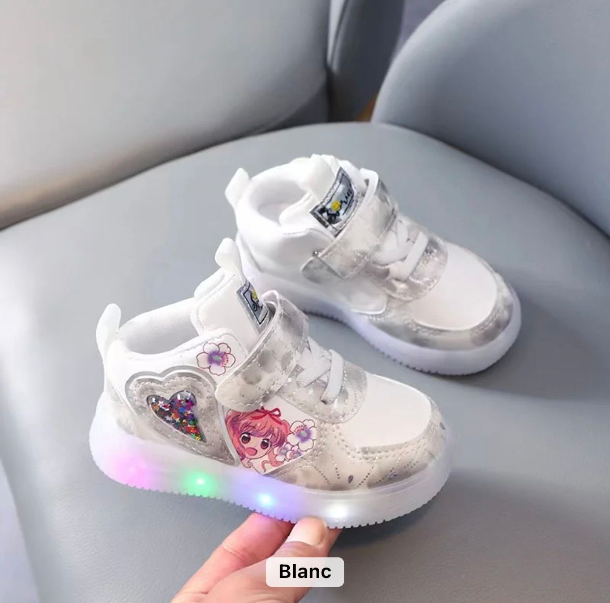 CHAUSSURES LUMINEUSES GRIS