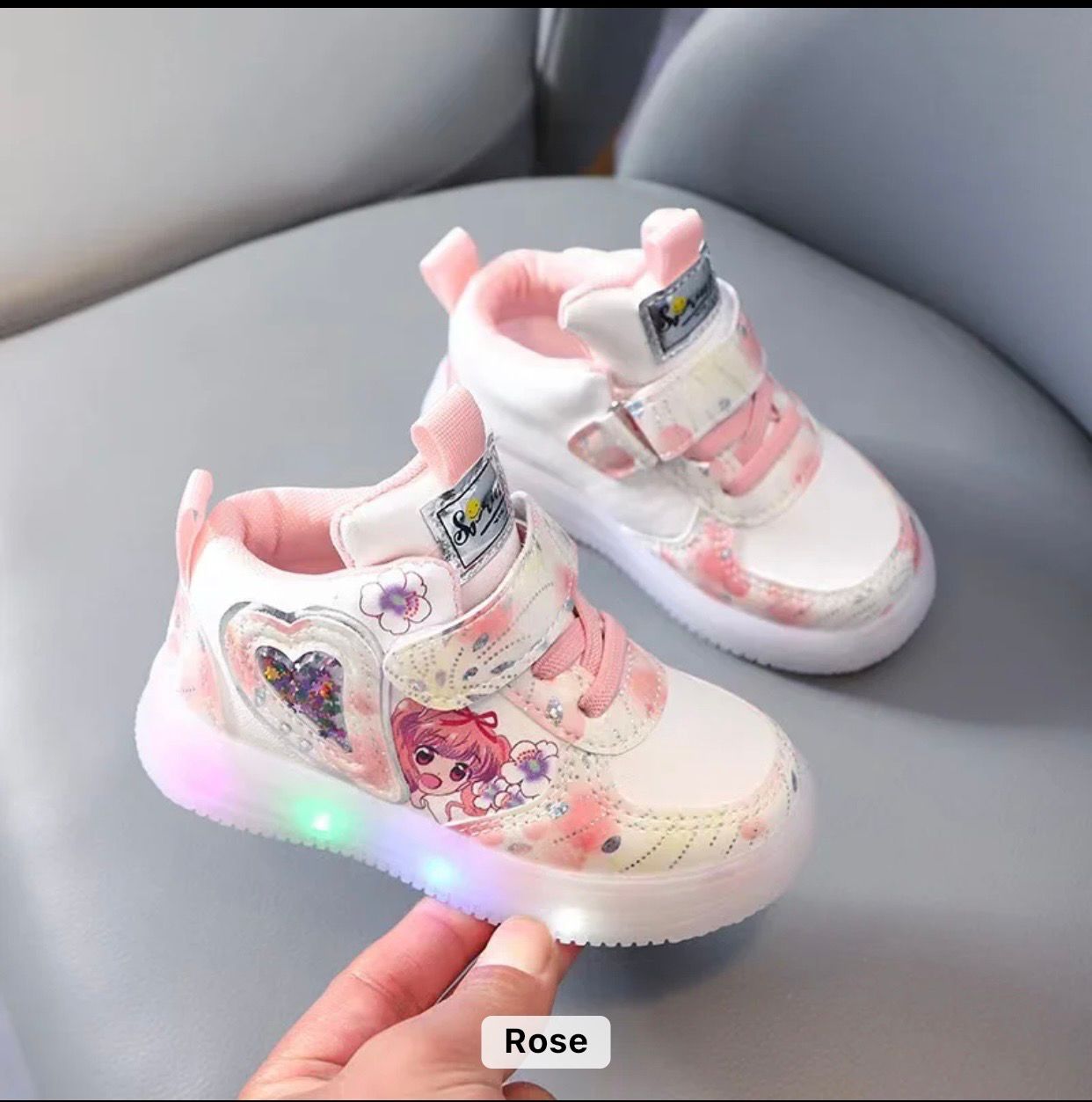 CHAUSSURES LUMINEUSES ROSE