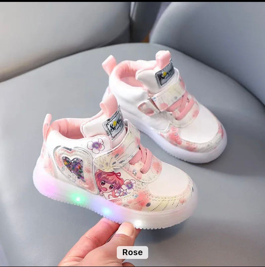 CHAUSSURES LUMINEUSES ROSE