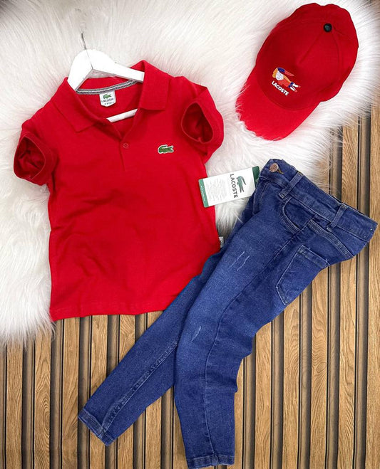 Tee-shirt Lacoste , pantalon et casquette