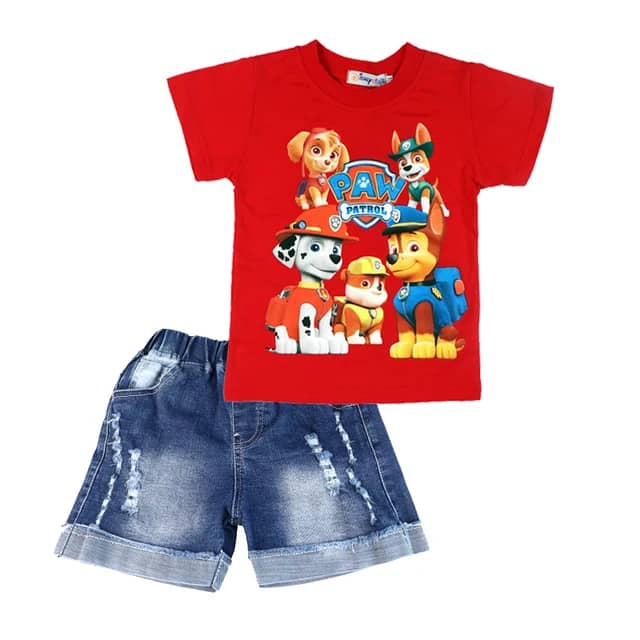 Ensemble T-Shirt super hero